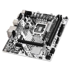 لوحة أم ASRock H610M‑HDV/M.2+ D5، تدعم ذاكرة مع DDR5 و منفذ 1 × USB 3.2 Gen1 Type-C - ابيض