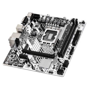 لوحة أم ASRock H610M‑HDV/M.2+ D5، تدعم ذاكرة مع DDR5 و منفذ 1 × USB 3.2 Gen1 Type-C - ابيض