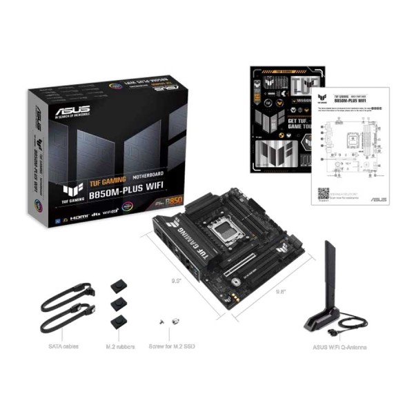 ASUS TUF GAMING B850M-PLUS - DDR5 - WiFi-6E - AM5 Motherboard