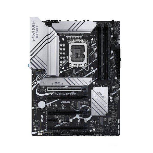 MOTHERBOARD ASUS PRIME Z790-P, ATX form factor, DDR5, for Intel 12th, 13th, and 14th Gen CPUs, AURA Sync RGB - BLACK