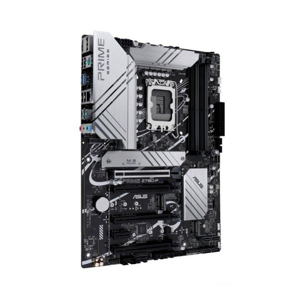 MOTHERBOARD ASUS PRIME Z790-P, ATX form factor, DDR5, for Intel 12th, 13th, and 14th Gen CPUs, AURA Sync RGB - BLACK