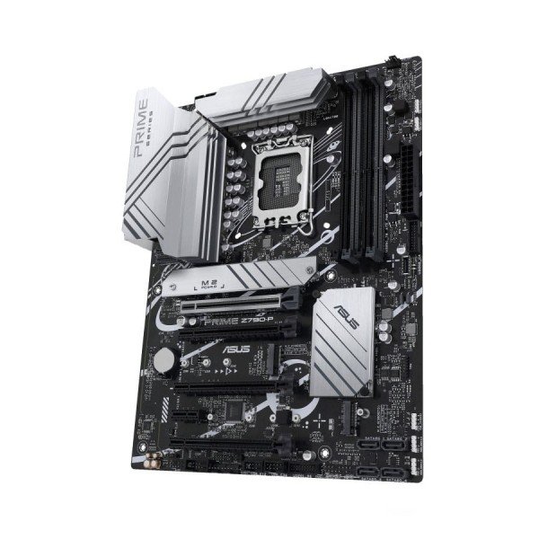 MOTHERBOARD ASUS PRIME Z790-P, ATX form factor, DDR5, for Intel 12th, 13th, and 14th Gen CPUs, AURA Sync RGB - BLACK