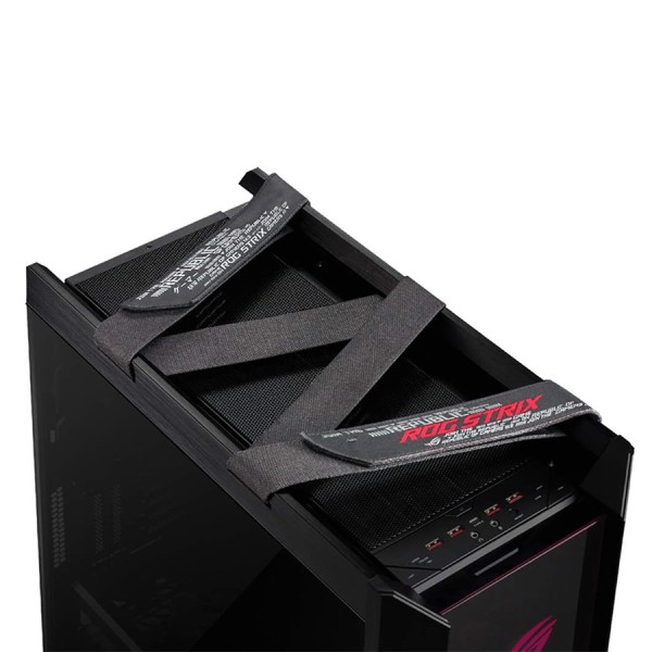ASUS ROG STRIX HELIOS GX601, E-ATX mid-tower gaming case, Aura Sync RGB lighting, Built-in GPU bracket, Front panel USB Type-C - BLACK
