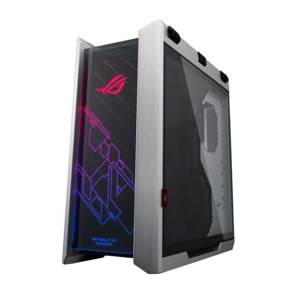 PC Case ASUS ROG Strix Helios GX601 White Edition ,Premium aluminum frame with three tempered-glass panels ,both horizontal and vertical GPU installation ,E-ATX size - PC Case ASUS ROG Strix Helios GX601 White Edition ,Premium aluminum frame with three tempered-glass panels ,both horizontal and vertical GPU installation ,E-ATX size -
