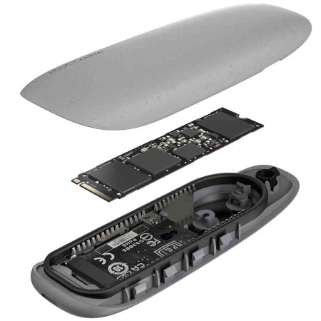 حاضنة اس اس دي أسوس Cobble M.2 NVMe SSD - سرعة 10Gbps - USB-C - رمادي حاضنة اس اس دي أسوس Cobble M.2 NVMe SSD - سرعة 10Gbps - USB-C - رمادي