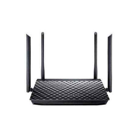 راوتر لاسلكي ASUS RT-AC1200G+ AC1200, بنطاق مزودج 2.4GHz + 5GHz, مع 4 هوائيات خارجية, 4 منافذ LAN جيجابت + منفذ WAN جيجابت, منفذ USB 2.0 - أسود راوتر لاسلكي ASUS RT-AC1200G+ AC1200, بنطاق مزودج 2.4GHz + 5GHz, مع 4 هوائيات خارجية, 4 منافذ LAN جيجابت + منفذ WAN جيجابت, منفذ USB 2.0 - أسود