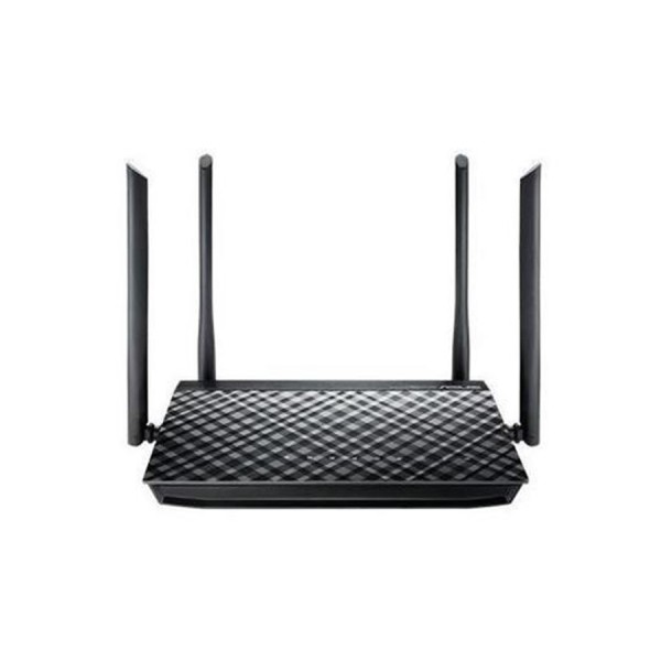 ASUS RT-AC1200G+ AC1200 Dual-Band Router, speeds up to 1167Mbps, Dual-band 2.4GHz & 5GHz, 4x external antennas - Black