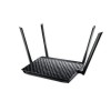 ASUS RT-AC1200G+ AC1200 Dual-Band Router, speeds up to 1167Mbps, Dual-band 2.4GHz & 5GHz, 4x external antennas - Black