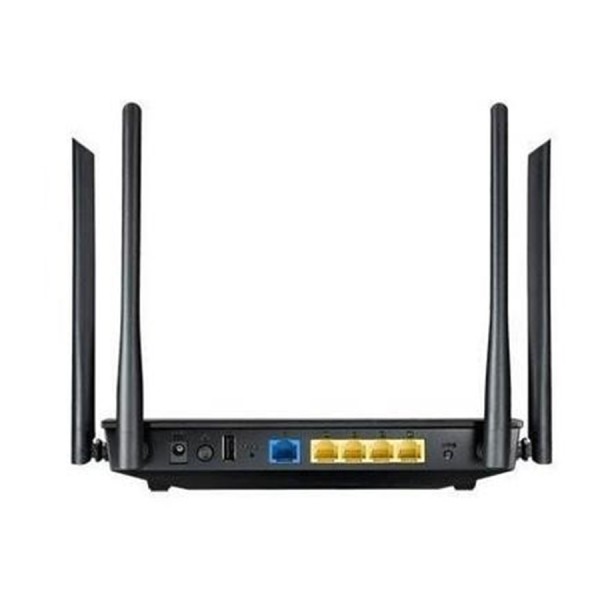 ASUS RT-AC1200G+ AC1200 Dual-Band Router, speeds up to 1167Mbps, Dual-band 2.4GHz & 5GHz, 4x external antennas - Black