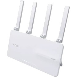 راوتر ASUS ExpertWiFi EBR63، يدعم WiFi 6 (802.11ax)، سرعة 2.4GHz تصل إلى 574 ميجابت في الثانية، وسرعة 5GHz تصل إلى 2402 ميجابت في الثانية، بإجمالي سرعة AX3000، وذاكرة 512MB RAM