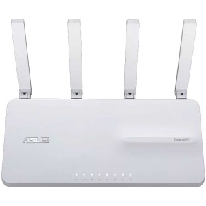 راوتر ASUS ExpertWiFi EBR63، يدعم WiFi 6 (802.11ax)، سرعة 2.4GHz تصل إلى 574 ميجابت في الثانية، وسرعة 5GHz تصل إلى 2402 ميجابت في الثانية، بإجمالي سرعة AX3000، وذاكرة 512MB RAM