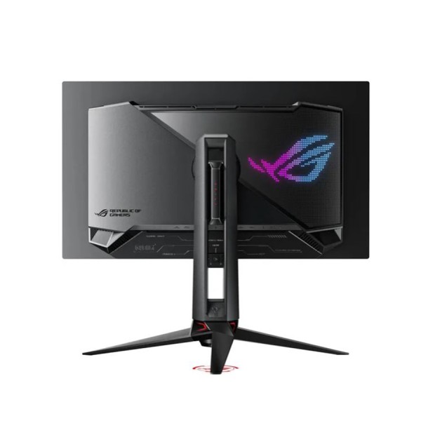 شاشة العاب احترافية ASUS ROG Swift PG27UCDM, مقاس 27 بوصة QD-OLED, دقة UHD 4K (3840×2160), معدل تحديث 240Hz , زمن استجابة 0.03ms, دعم NVIDIA G-SYNC, منفذ USB-C ب 90W  - أسود