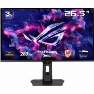 شاشة العاب احترافية ASUS ROG Strix OLED XG27ACDMS مقاس 26.5 بوصة QD-OLED ودقة QHD (2560×1440)، معدل تحديث 280Hz، وزمن استجابة 0.03ms، تدعم VESA DisplayHDR 400 True Black،ومنفذ HDMI 2.1، USB-C
