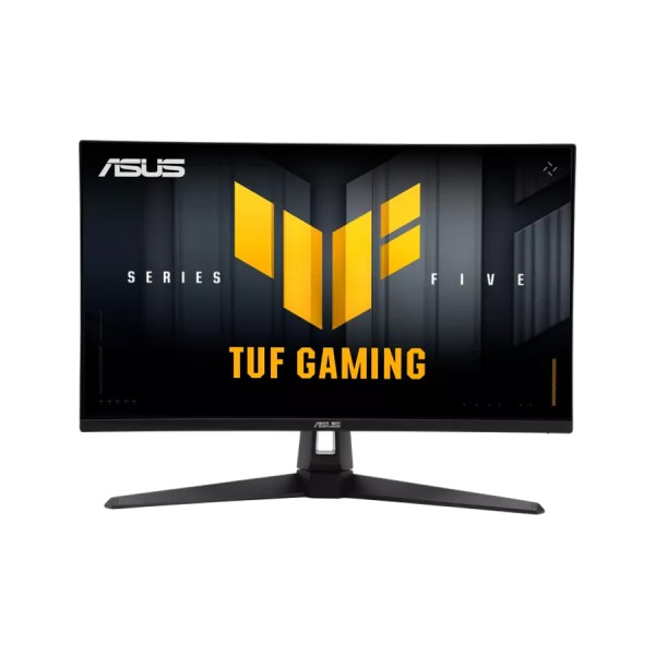 شاشة أسوس TUF Gaming VG27AQ5A مقاس 27 بوصة، مزودة بشاشة Fast IPS بدقة QHD ‎2560×1440‎، معدل تحديث 210Hz OC، زمن استجابة 0.03 مللي ثانية، 130% sRGB – اسود