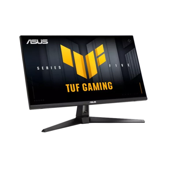 شاشة أسوس TUF Gaming VG27AQ5A مقاس 27 بوصة، مزودة بشاشة Fast IPS بدقة QHD ‎2560×1440‎، معدل تحديث 210Hz OC، زمن استجابة 0.03 مللي ثانية، 130% sRGB – اسود