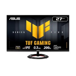 شاشة ألعاب ASUS TUF Gaming VG279Q5R  ,مقاس 27 بوصة مزودة بلوحة Fast IPS ,بدقة Full HD (1920 × 1080) ,بمعدل تحديث 200 هرتز، وزمن استجابة 0.3 مللي ثانية ,مع مكبرات صوت - اسود