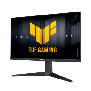 ِشاشة العاب احترافية ASUS TUF Gaming VG279QML5A, مقاس 27 بوصة بدقة ‎1920 × 1080‎ (Full HD) لوحة Fast IPS, معدل تحديث 240Hz, استجابة 0.3ms GtG, دعم HDR 10, دعم NVIDIA G-SYNC - أسود