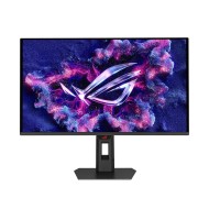 ِشاشة العاب احترافية ASUS ROG Strix XG27AQDPG, مقاس 27 بوصة بدقة QHD ‏(2560×1440) مع لوحة QD-OLED, معدل تحديث 500Hz, استجابة 0.03ms GtG, دعم HDR 10, دعم NVIDIA G-SYNC - أسود