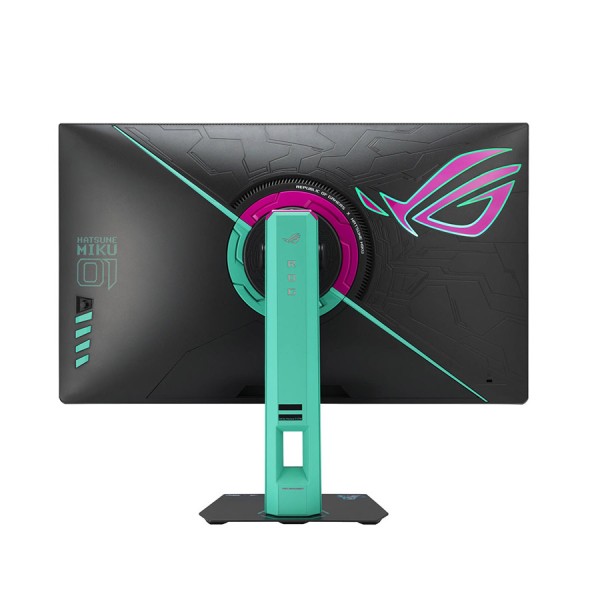 شاشة العاب احترافية ASUS ROG STRIX Hatsune Miku, مقاس 27 بوصة بدقة QHD (2560×1440), لوحة Fast IPS, معدل تحديث 260Hz (OC), من استجابة 0.3ms (GTG), دعم G-SYNC و FreeSync
