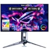 شاشة ألعاب ASUS ROG Swift OLED PG27AQWP-W، لوحة WOLED، مقاس 27 بوصة، وضع مزدوج Dual-Mode بدقة QHD بتردد 540 هرتز أو HD بتردد 720 هرتز، زمن استجابة 0.02 مللي ثانية، HDMI 2.1 - ابيض