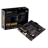 لوحة الأم ASUS TUF GAMING A520M-PLUS WIFI، تدعم معالجات AMD Ryzen على مقبس AM4، تدعم ذاكرة DDR4 - اسود
