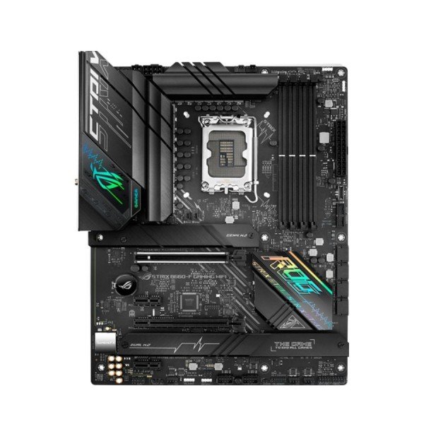 MOTHERBOARD SUS ROG STRIX B660-F GAMING WIFI, ATX form factor, DDR5, LGA 1700, WiFi 6 & 5.2و AURA Sync RGB - BLACK