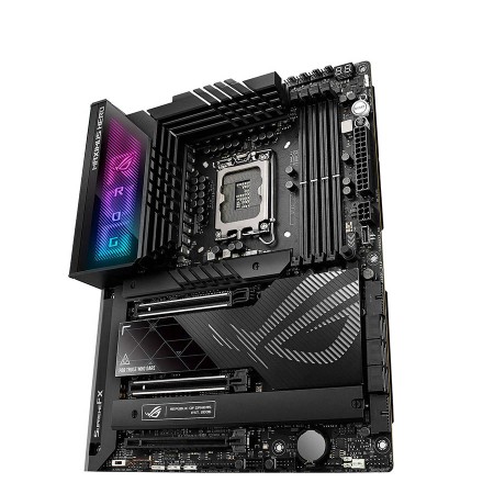 مذربورد أسوس ROG MAXIMUS Z790 HERO - تدعم PCIe 5.0 - سوكيت LGA1700 - رام DDR5 - قطعة Wi-Fi 6E مذربورد أسوس ROG MAXIMUS Z790 HERO - تدعم PCIe 5.0 - سوكيت LGA1700 - رام DDR5 - قطعة Wi-Fi 6E