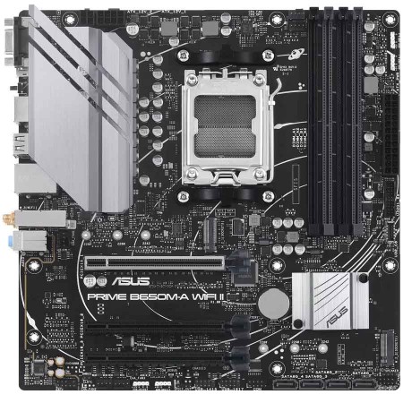 ASUS PRIME B650M-A WIFI II Motherboard - PCIe 5.0 - AM5 Socket - DDR5 RAM ASUS PRIME B650M-A WIFI II Motherboard - PCIe 5.0 - AM5 Socket - DDR5 RAM
