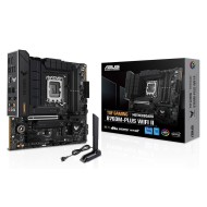 لوحة ام احترافية ASUS TUF Gaming B760M‑PLUS WIFI II، ذاكرة DDR5، فتحة PCIe 5.0 x16، صوت Realtek 7.1 قناة، حجم اللوحة Micro‑ATX - اسود