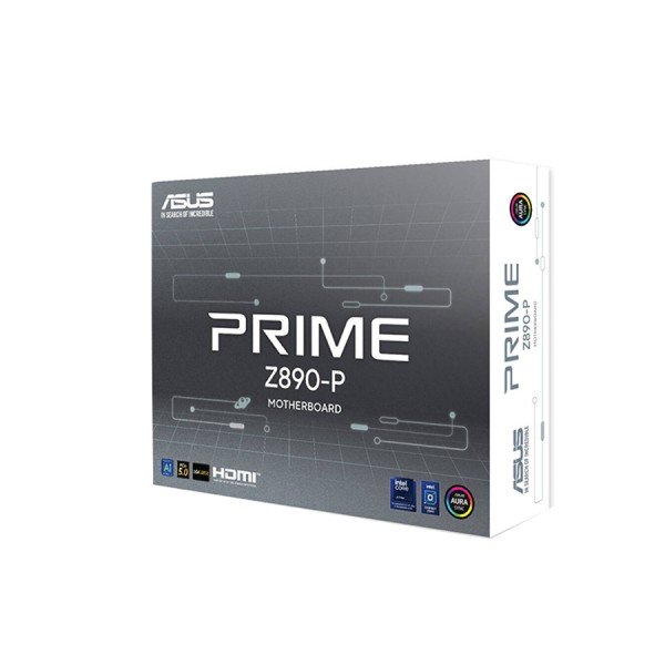 MOTHERBOARD ASUS PRIME Z890-P, ATX, LGA 1851, supports Intel Core Ultra CPUs, DDR5 4 × DIMM, AURA Sync RGB