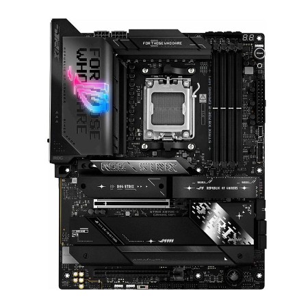 مذربورد اسوس ROG STRIX X870E-E Gaming WIFI 7، بشريحة AM5، وتصميم طاقة بـ 18+2+2 مرحلة، ومنفذ PCIe 5.0، وما يصل إلى 5 فتحات M.2 -