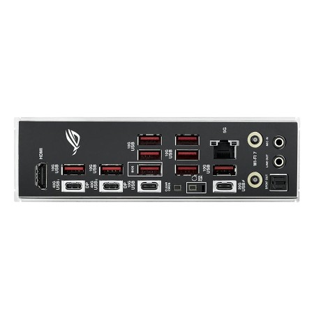 مذربورد اسوس ROG STRIX X870E-E Gaming WIFI 7، بشريحة AM5، وتصميم طاقة بـ 18+2+2 مرحلة، ومنفذ PCIe 5.0، وما يصل إلى 5 فتحات M.2 -