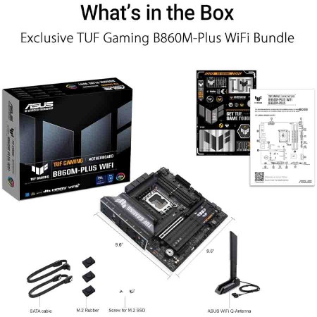 مذربورد اسوس توف قيمنق B860M-PLUS - واي فاي 7 - DDR5 - LGA1851