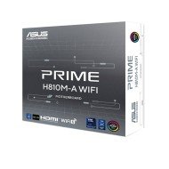 لوحة أم ASUS PRIME H810M-A WIFI, تصميم Micro-ATX, تدعم ذاكرة DDR5, تدعم معالجات Intel الحديثة بمقبس LGA 1851, وايفاي WiFi 6 و بلوتوث, إضاءة AURA Sync RGB - أسود 