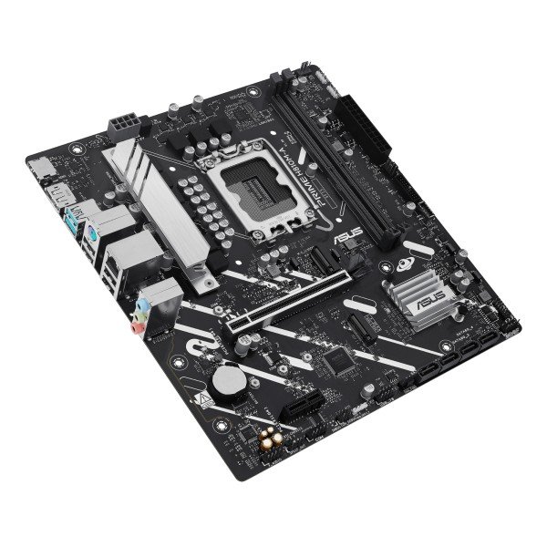MOTHERBOARD ASUS PRIME H810M-A CSM, Micro-ATX form factor, DDR5, Support Ultra CPUs LGA 1851, AURA Sync RGB - BLACK