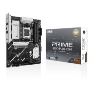 لوحة ام احترافية ASUS PRIME B850M‑PLUS‑CSM، بمقبس AM5، فتحة PCIe 5.0 x16، 3 منافذ M.2، دعم RAID، منافذ USB متعددة تدعم سرعات مختلفة، دعم Thunderbolt™ وموصلات RGB Addressable Gen 2 - اسود