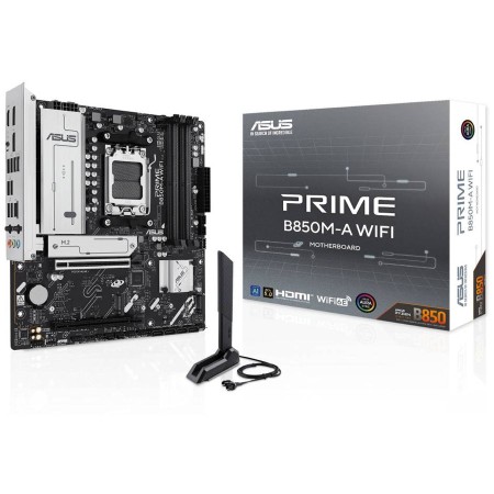 مذربورد اسوس PRIME B850M-A WIFI - مقبس AM5 - DDR5 - شريحة B850 - WiFi 6E مذربورد اسوس PRIME B850M-A WIFI - مقبس AM5 - DDR5 - شريحة B850 - WiFi 6E