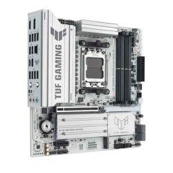 لوحة ام احترافية ASUS TUF GAMING B850M‑PLUS WIFI 7، تدعم معالجات AMD Ryzen AM5، تدعم ذاكرة DDR5، مزودة بمنفذ PCIe 5.0 x16، دعم RAID، وصوت عالي الدقة 7.1 قناة – اسود