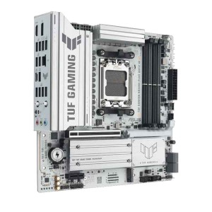 لوحة ام احترافية ASUS TUF GAMING B850M‑PLUS WIFI 7، تدعم معالجات AMD Ryzen AM5، تدعم ذاكرة DDR5، مزودة بمنفذ PCIe 5.0 x16، دعم RAID، وصوت عالي الدقة 7.1 قناة – اسود