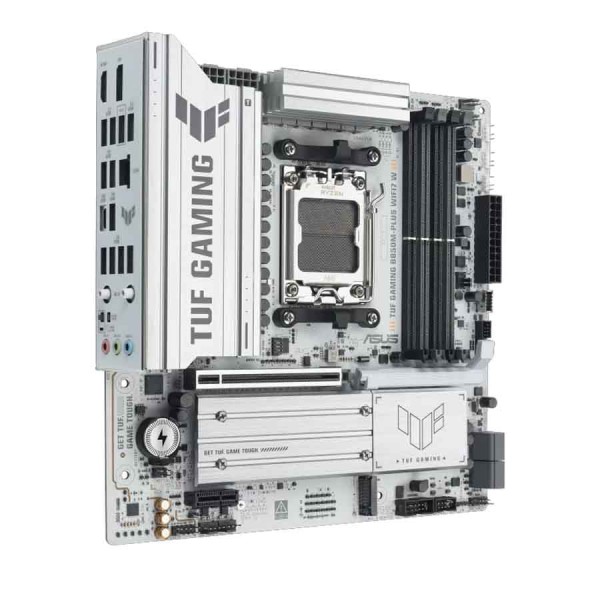 MOTHERBAORD ASUS TUF GAMING B850M‑PLUS WIFI 7 , Supports AMD Ryzen AM5 ,Supports DDR5 ,PCIe 5.0 x16 slot ,RAID support ,High-definition 7.1 channel audio - Black