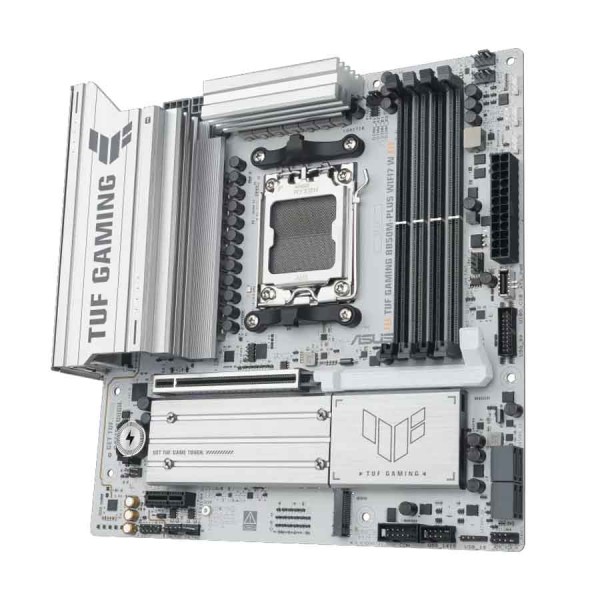 MOTHERBAORD ASUS TUF GAMING B850M‑PLUS WIFI 7 , Supports AMD Ryzen AM5 ,Supports DDR5 ,PCIe 5.0 x16 slot ,RAID support ,High-definition 7.1 channel audio - Black