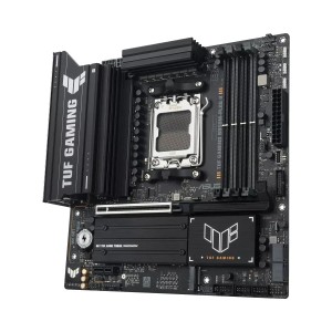 لوحة ام احترافية ASUS TUF GAMING B850M-PLUS II، تدعم مقبس AM5، ومنفذ PCIe 5.0 x16، ومخرج صوت Optical S/PDIF، مع دعم تبريد شامل لمكونات النظام – اسود