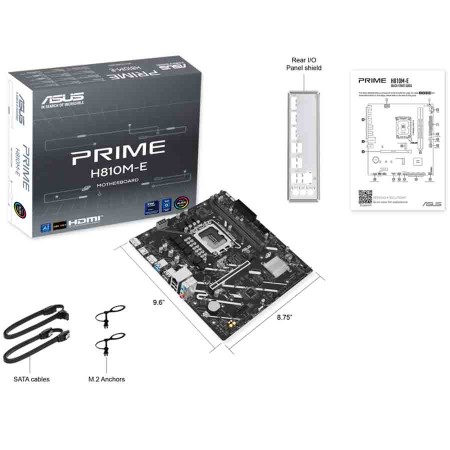 مذربورد أسوس برايم H810M-E-CSM - LGA1851 - DDR5 - M.2 - Micro-ATX مذربورد أسوس برايم H810M-E-CSM - LGA1851 - DDR5 - M.2 - Micro-ATX