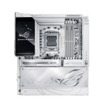لوحة أم احترافية  ASUS ROG Crosshair X870E Glacial, مقاس E-ATX, مع مقبس AM5, تدعم إضاءة AURA Sync RGB, فتحات توسعة PCIe 5.0 وPCIe 4.0, اتصال لاسلكي  Wi-Fi 7 + BT 5.4 - أبيض