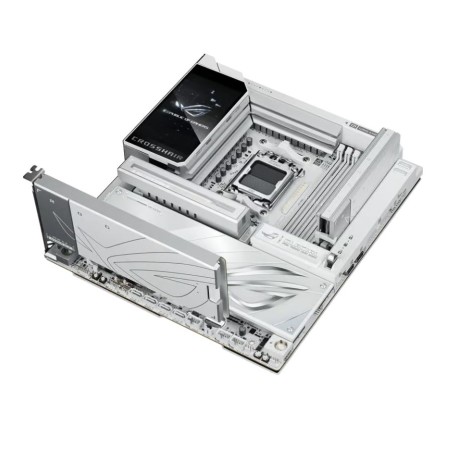 MOTHERBOARD ASUS ROG Crosshair X870E Glacial, WIFI 7, AM5 Chipset, 24+2+2 power stages, PCIe 5.0, Up to 7× M.2 slots - White