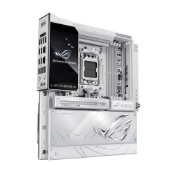 لوحة أم احترافية ASUS ROG Crosshair X870E Glacial, مقاس E-ATX, مع مقبس AM5, تدعم إضاءة AURA Sync RGB, فتحات توسعة PCIe 5.0 وPCIe 4.0, اتصال لاسلكي Wi-Fi 7 + BT 5.4 - أبيض لوحة أم احترافية ASUS ROG Crosshair X870E Glacial, مقاس E-ATX, مع مقبس AM5, تدعم إضاءة AURA Sync RGB, فتحات توسعة PCIe 5.0 وPCIe 4.0, اتصال لاسلكي Wi-Fi 7 + BT 5.4 - أبيض