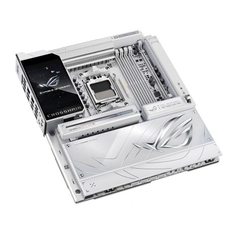 MOTHERBOARD ASUS ROG Crosshair X870E Glacial, WIFI 7, AM5 Chipset, 24+2+2 power stages, PCIe 5.0, Up to 7× M.2 slots - White MOTHERBOARD ASUS ROG Crosshair X870E Glacial, WIFI 7, AM5 Chipset, 24+2+2 power stages, PCIe 5.0, Up to 7× M.2 slots - White