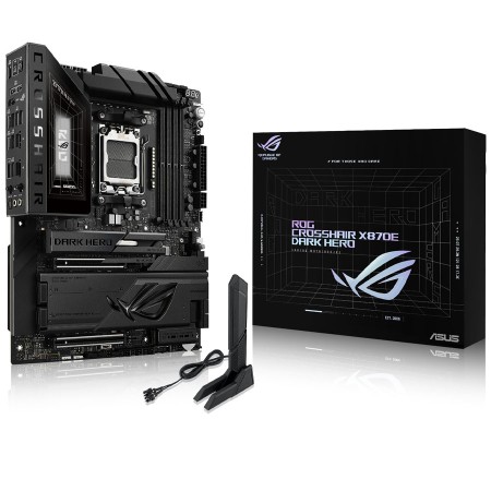 مذروبرد أسوس ROG Crosshair X870E Dark Hero - AM5 - Wi-Fi 7 - USB4 - DDR5 - ATX مذروبرد أسوس ROG Crosshair X870E Dark Hero - AM5 - Wi-Fi 7 - USB4 - DDR5 - ATX