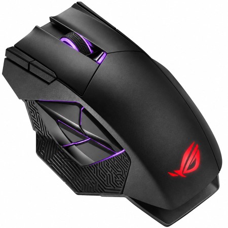 ماوس ألعاب لاسلكي أسوس ROG Spatha X - مستشعر 19000 DPI - 12 زر برمجي - بطارية 67 ساعة - وزن 168g ماوس ألعاب لاسلكي أسوس ROG Spatha X - مستشعر 19000 DPI - 12 زر برمجي - بطارية 67 ساعة - وزن 168g