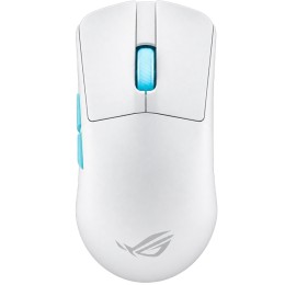 ماوس ألعاب لاسلكي أسوس ROG Harpe Ace Aim Lab Edition - مستشعر 36000 DPI - وزن 54g - أبيض Moonlight White